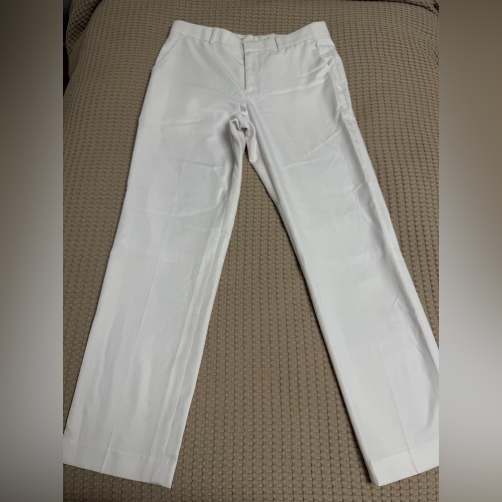 Perry Ellis Classic White Trousers - Picture 1 of 3